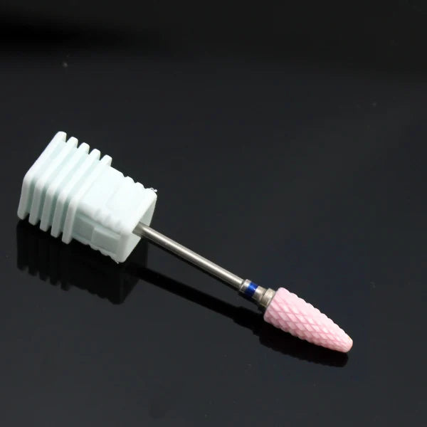 Ceramic Nail Drill Bit Milling Cutter for Electric Manicure Drill Bits Flame Corn Files for Pedicure Machine Polish Accessory