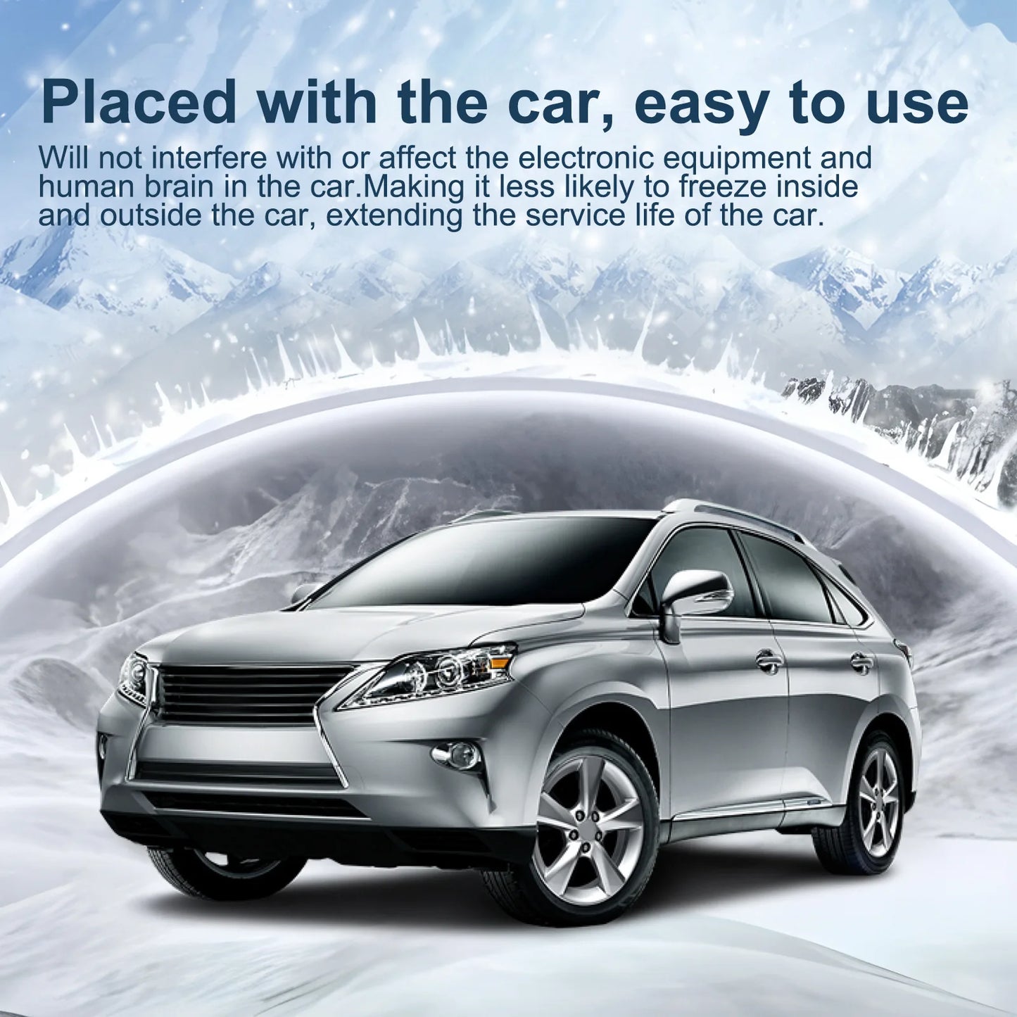 Car Window Glass Anti Freeze Device Winter Essentials Cars Windshield Electromagnetic Interference Snow Removal Auto Accessories
