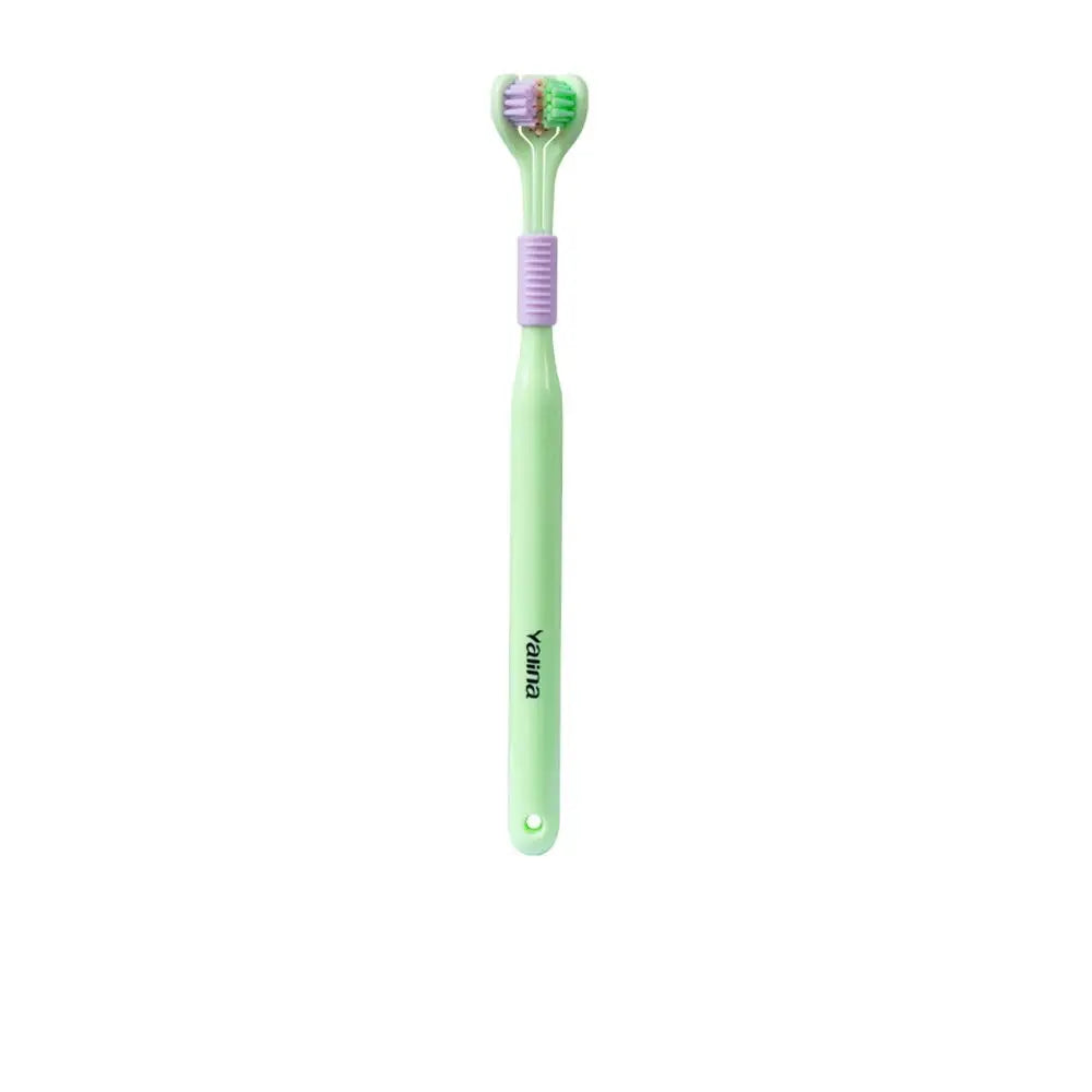 Three Sided Soft Hair Tooth Toothbrush Adult Toothbrush Ultra Fine Soft Bristle Oral Care Safety Teeth Brush for Oral Health