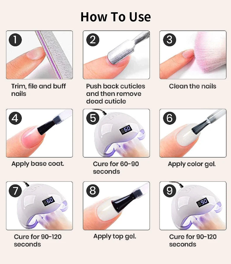 RSNAIL Milky White Nail Gel Polish Sparkling Moonlight Flash Gel Polish High Gloss Sparkling White Summer SoakOff UV LED Varnish