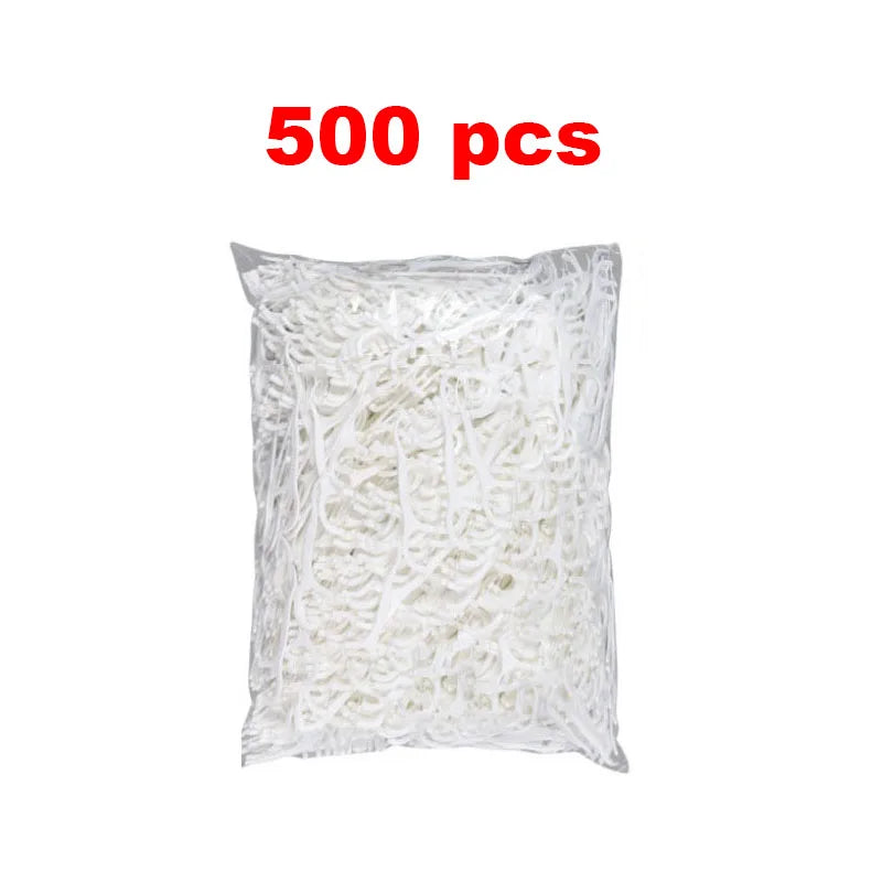 500/1000 pcs Mint Adult Dental Floss Sticks - Ultra-Fine Flosser Home Set - Portable Toothpick Thread Dental Floss Box