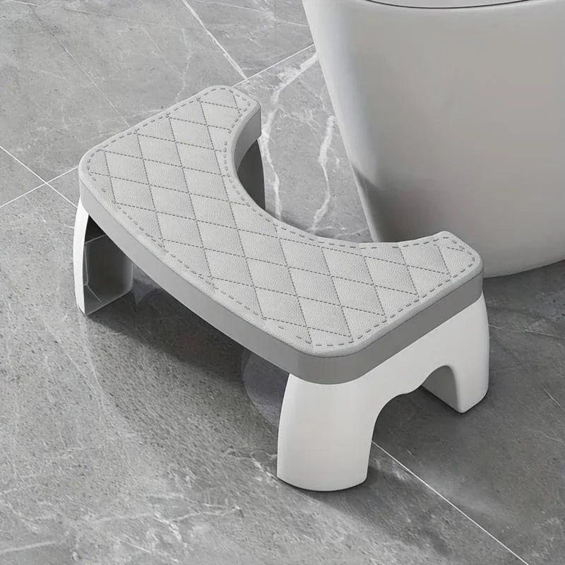 Toilet Potty Stool, Anti-slip Toilet Footstool Bathroom Assistance Step Stool for Adults Kids All Ages Home Bathroom Supplies