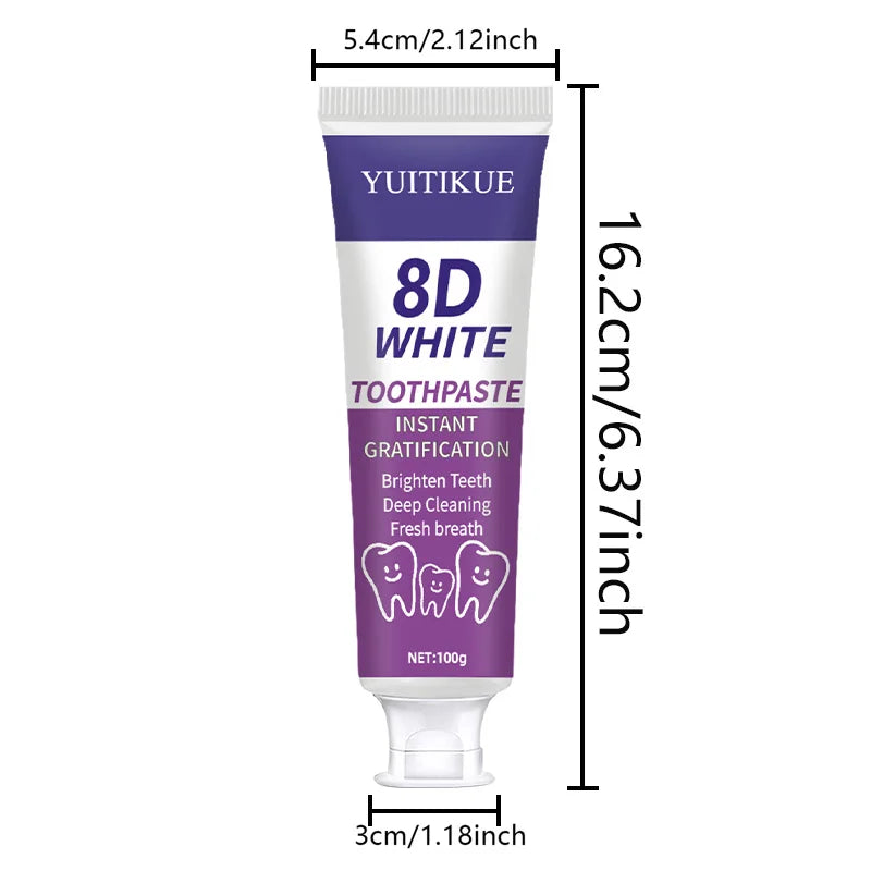 Purple Toothpaste – Deep Clean, Whiten Teeth, Freshen Breath, Protect Gums, Basic Oral Care Paste