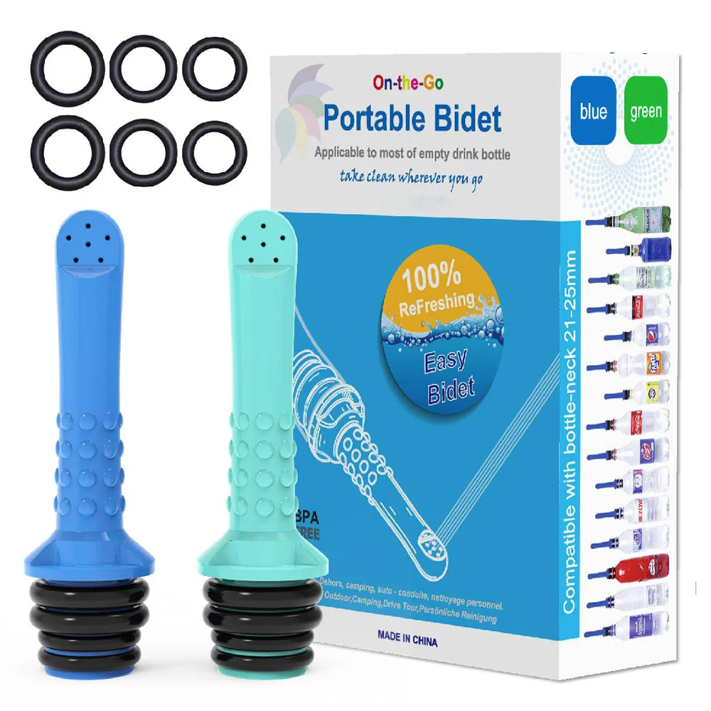 2/3pcs Portable Bidet for Toilet or Travel, Compatible with Every Bottle, Ecological, Mini, Elderly, Sprayer, Bio, Personal