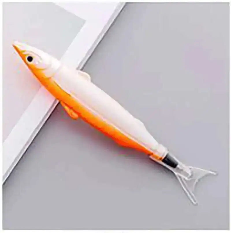 1 Piece Lytwtw's Cute Kawaii Sea Fish Stationery Creative Ballpoint Pen Office School Supply Novelty Funny Lovely Pens