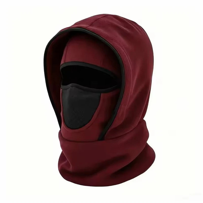 Winter Balaclava Face Mask, Windproof Thermal Hooded Scarf for Skiing Cycling Fishing, Cold Weather Sports Gear, Christmas Gift