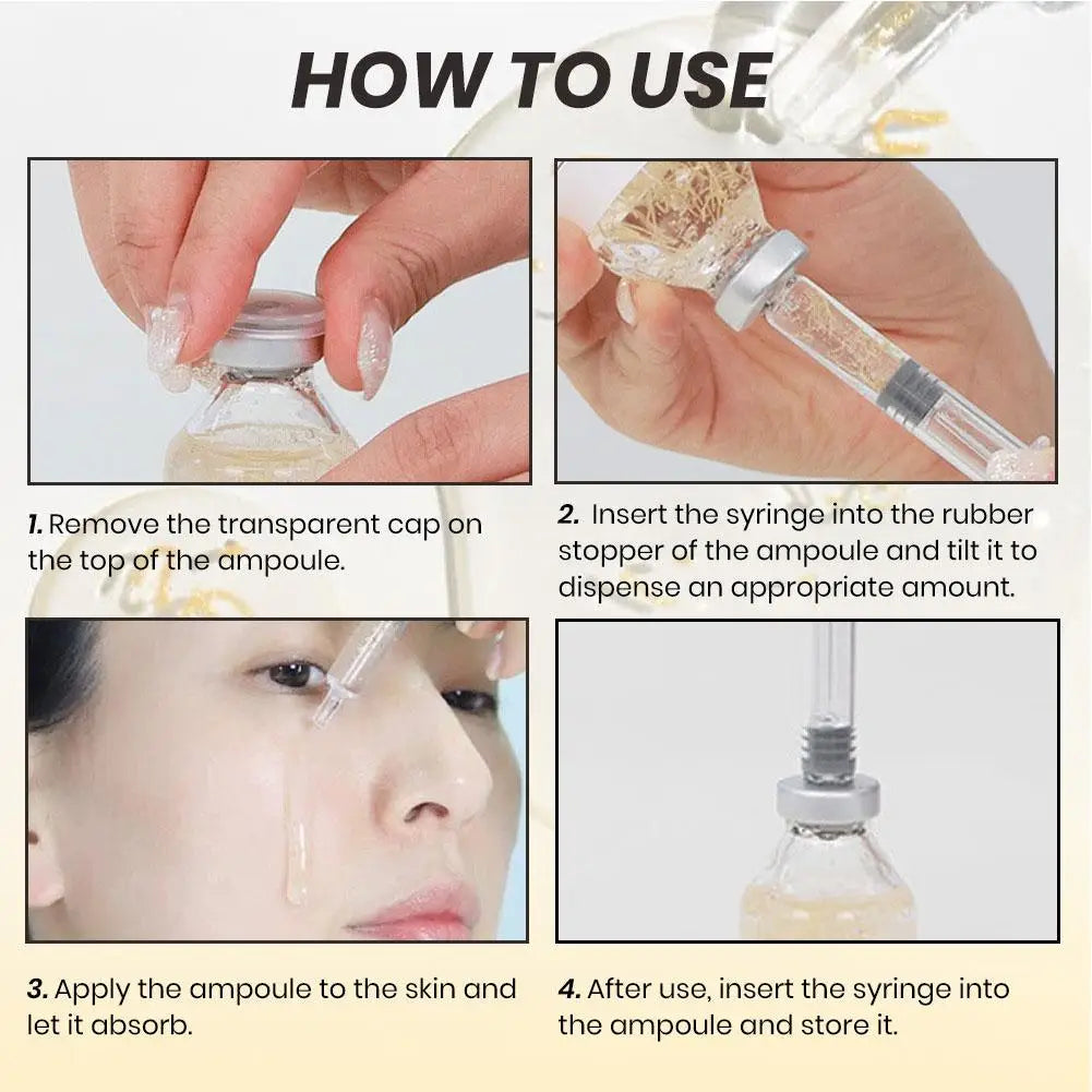 Deep Collagen Peptide Intensive Ampoule Essence Revitalizing Deep Moisturizing Glow Boosting Firming Nourishing Korean Skin Care