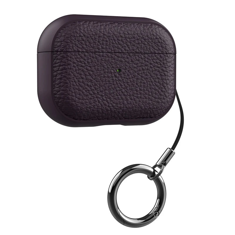2025 Capa For AirPods Pro 3 Case Soft TPU Leather Design Protective Cover For AirPods 5 4 3 2 Pro 2 Pro2 Pro3 Cases With Lanyard