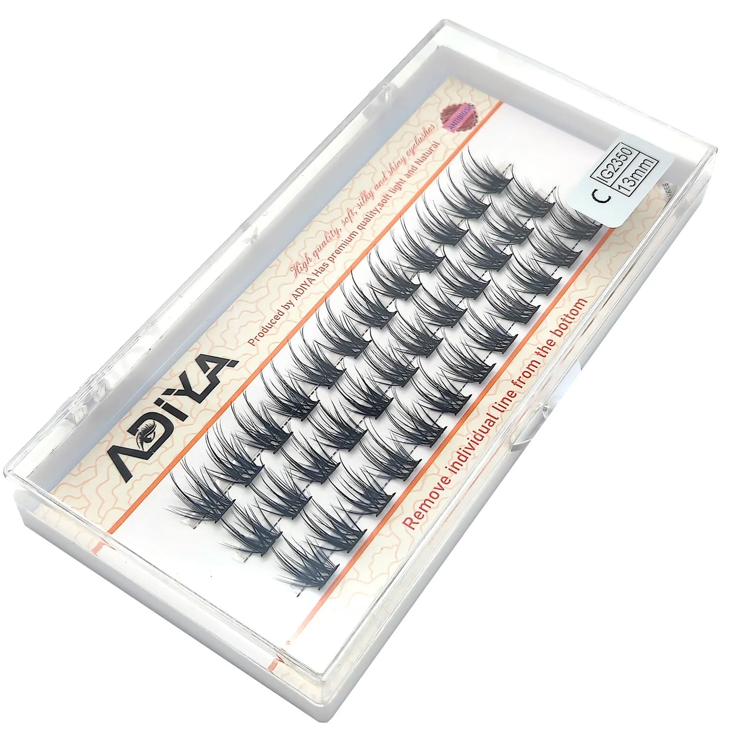 DIY Cluster Lashes for Personal Makeup Wide Stem C D DD Curl Eyelash Extension Segmented False Eyelashes Individual Natural Lash