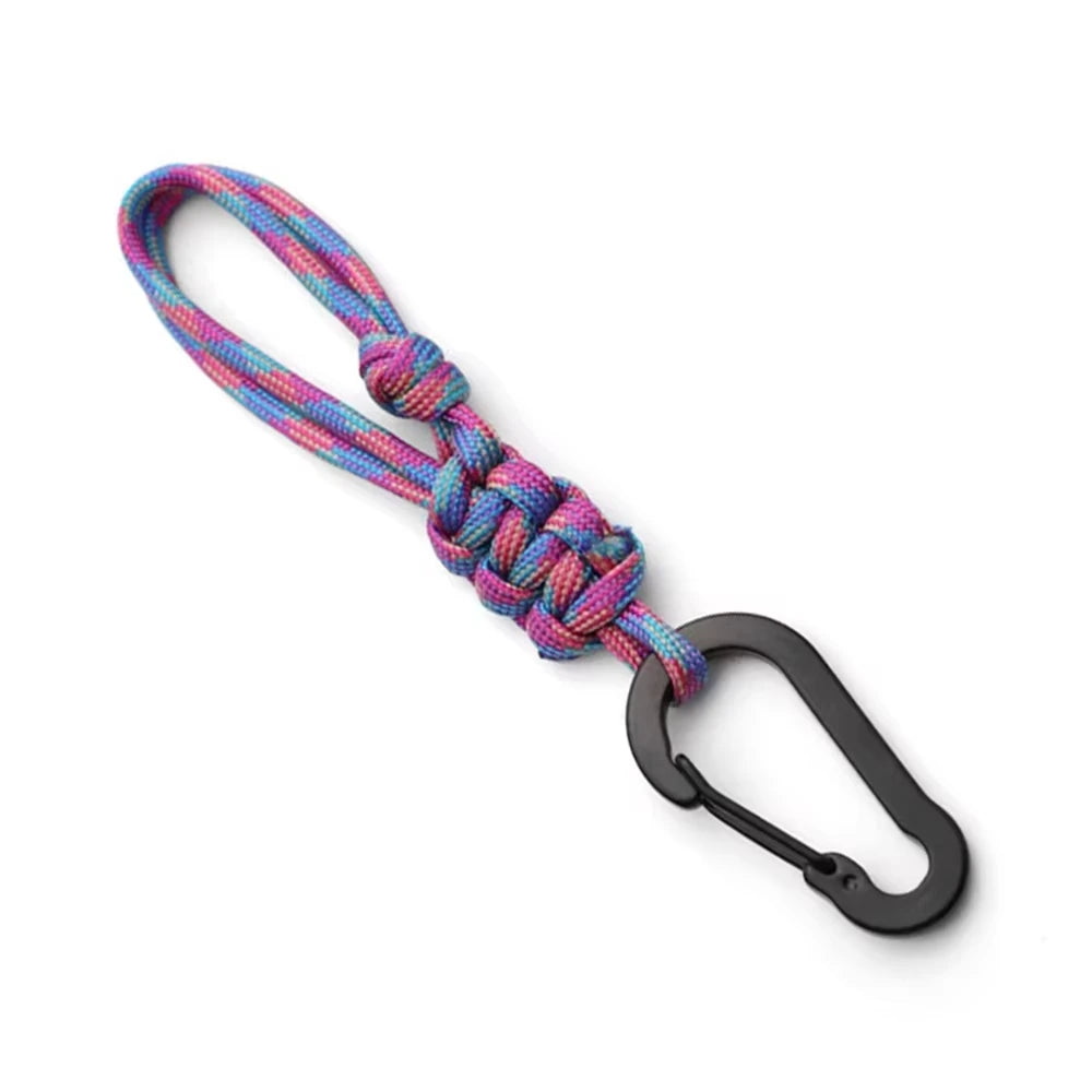 Multifunctional Outdoor Paracord Water Bottle Holder Lanyard, Portable Universal Water Bottle Strap for Backpack Hat Mineral Wat