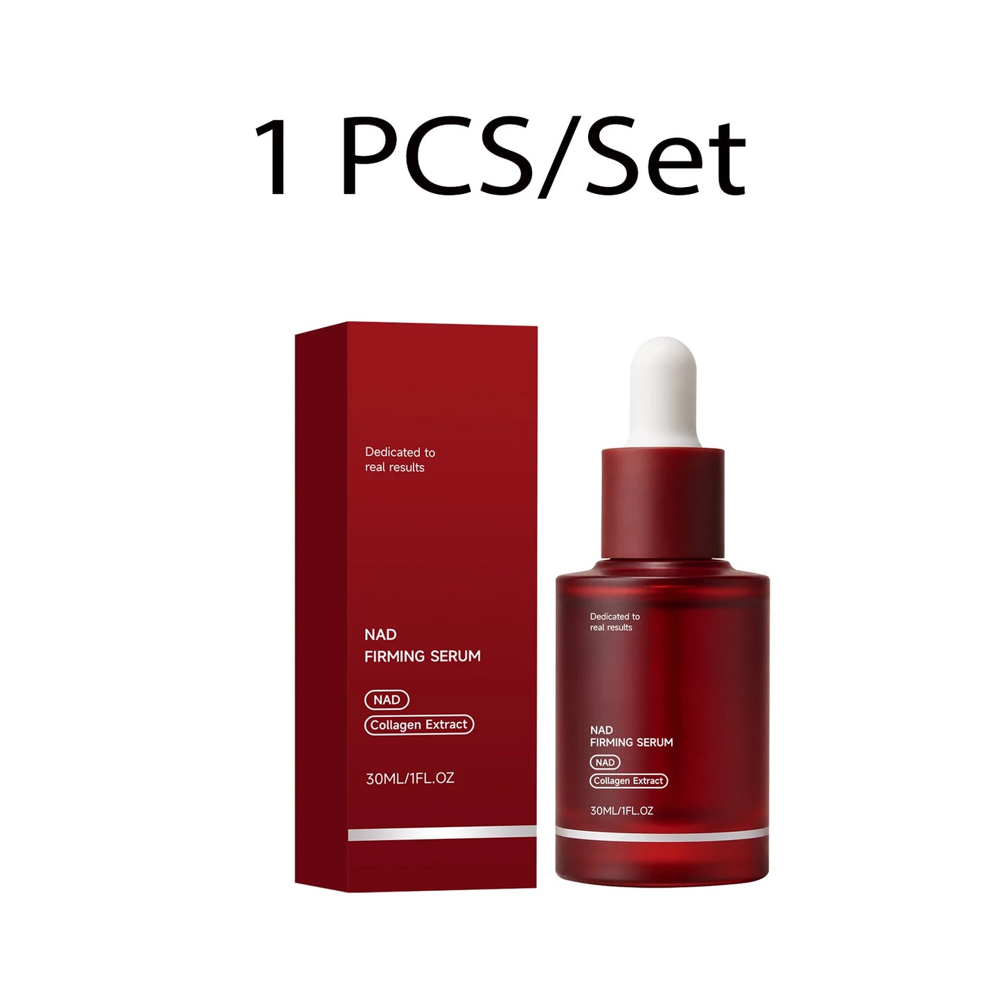 Collagen Firming Face Serum with NAD Boosting Look Skin Elasticity Smooth Fine Lines Hydrating Makeup Base Daily Use 30ml