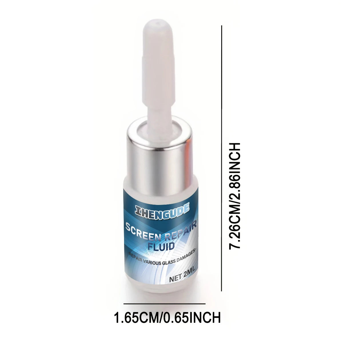Mobile Phone Glass Repair Liquid (Specialized for Cracked Screens) - Instantly Rejuvenates the Screen, Comes with a Tool Kit
