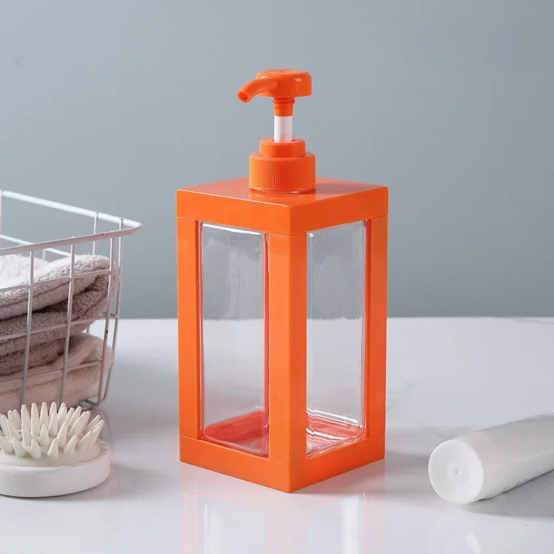 Kitchen Liquid Soap Dispenser 750/500/1000Ml Empty Pump Shampoo Bottle Dish Soap Container Bathroom Accessories