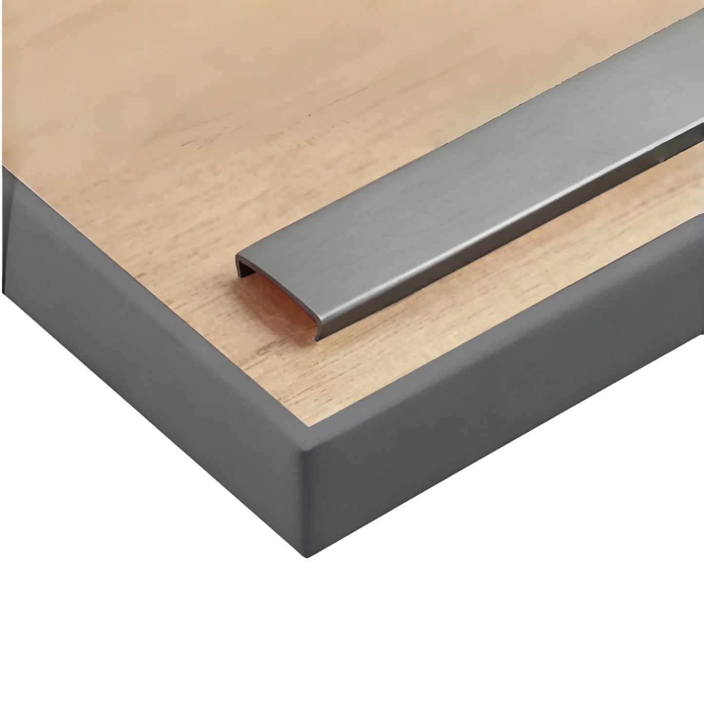 1PC U-shaped Self-Adhesive Edge Trimming Strip - A Flexible Wood Edge Protector Suitable for Countertops, Cabinets, Tables,