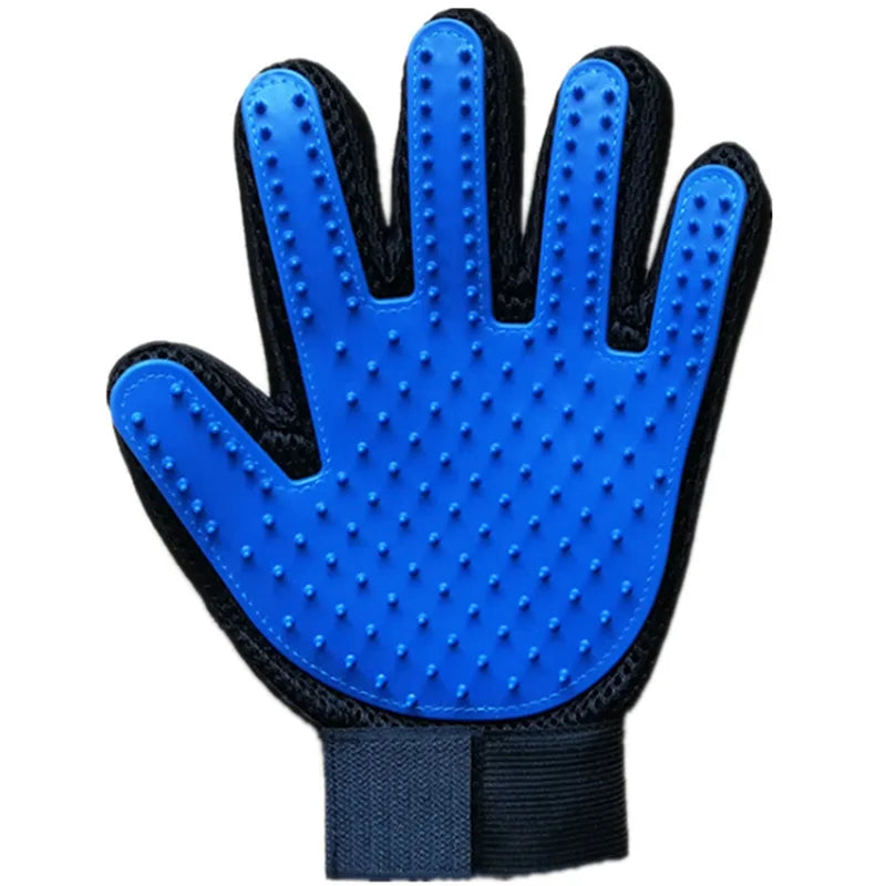 Pet Grooming Gloves Cat Dog Hair Remover Rubber Massage Brush Effective Floating Hair Cleaning Comb