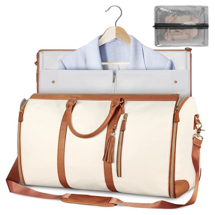Women’s Large Capacity Waterproof Travel Duffle – Foldable Suit & Tote Bag