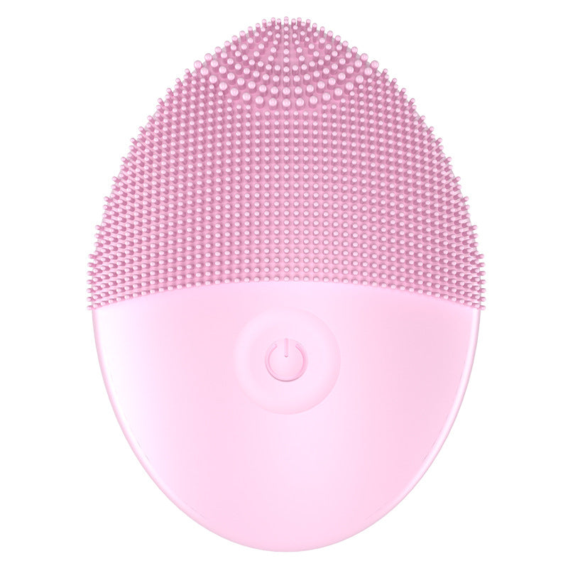 Household Electric Ultrasonic Facial Cleanser Wireless Waterproof Silicone Pore Cleaning Facial Brush Beauty Massage Introduction Instrument