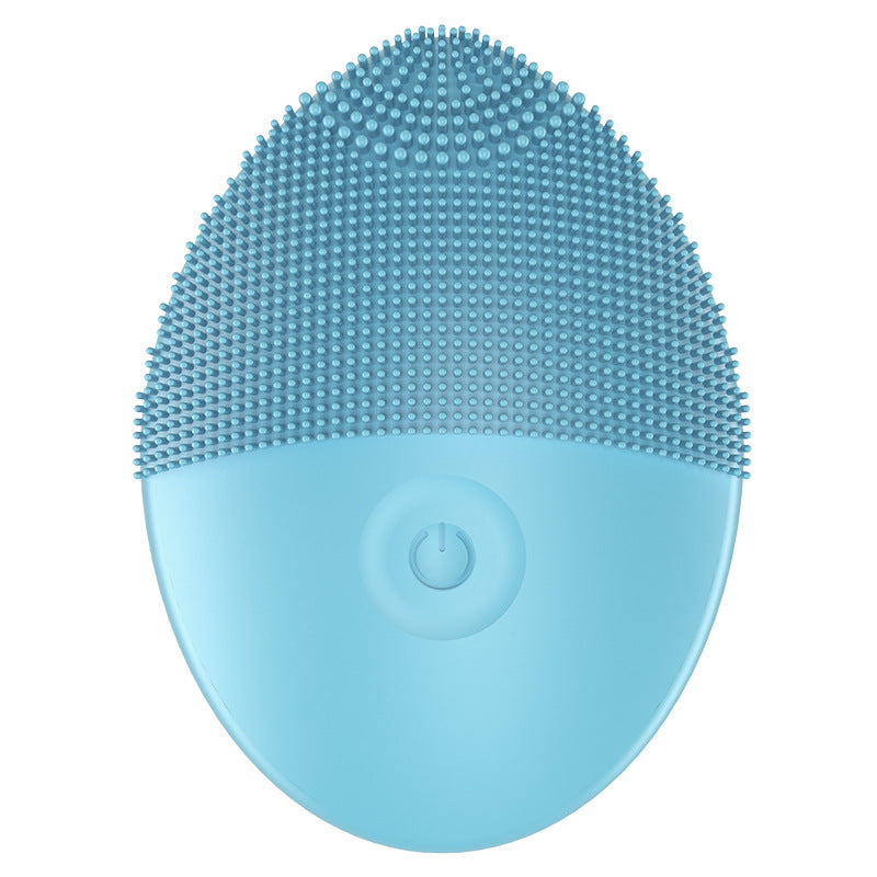 Household Electric Ultrasonic Facial Cleanser Wireless Waterproof Silicone Pore Cleaning Facial Brush Beauty Massage Introduction Instrument