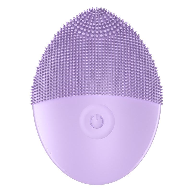 Household Electric Ultrasonic Facial Cleanser Wireless Waterproof Silicone Pore Cleaning Facial Brush Beauty Massage Introduction Instrument