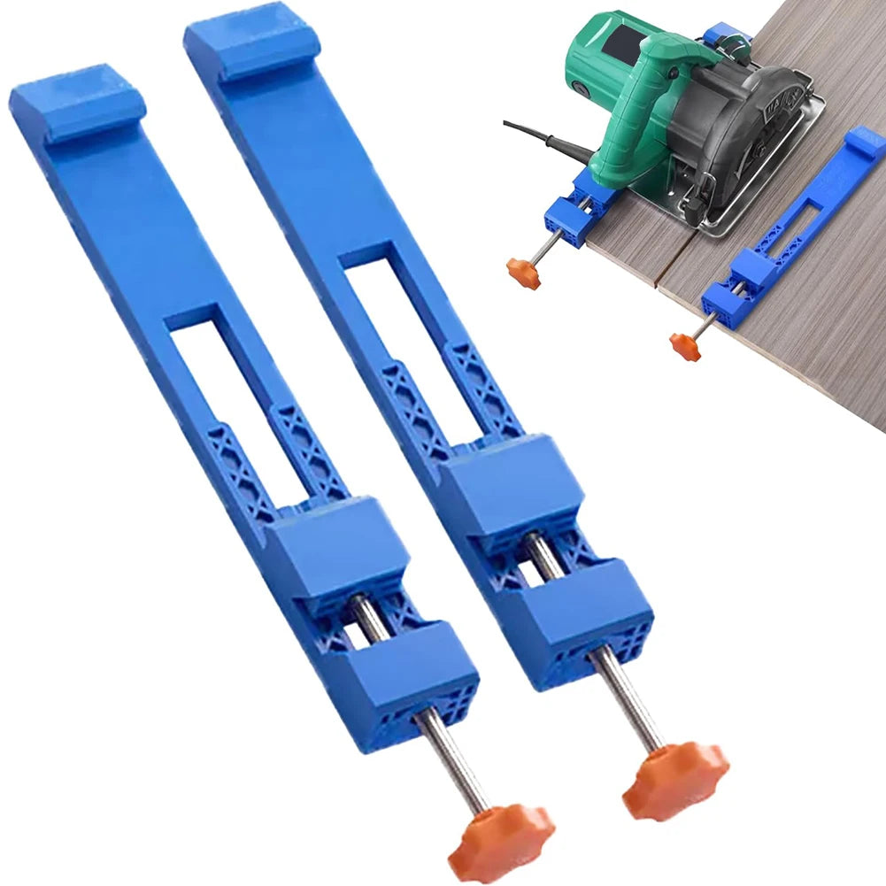 1/2Pcs Adjustable Cutting Machine Base Guide Circular Saw Milling Positioning Clamps Cutting Machine Edge Guide Positioner Tool