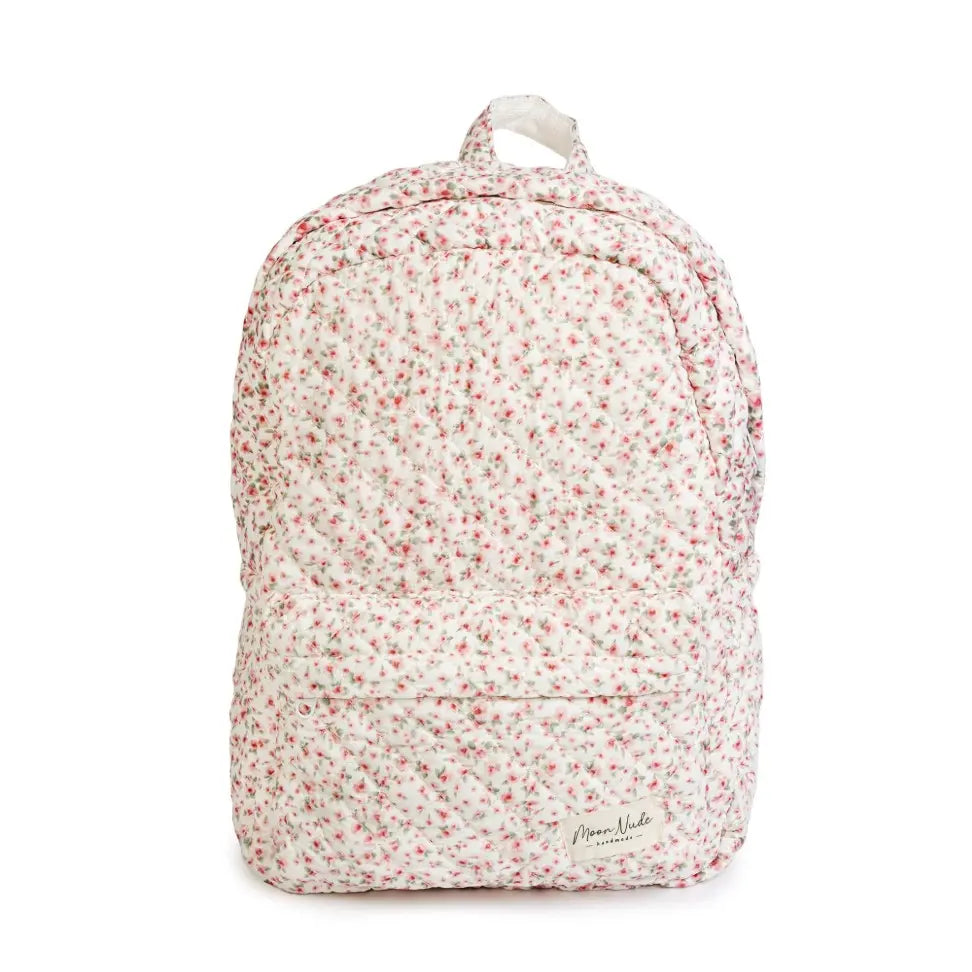 Moon Nude Peony Backpacks - Multiple Design Options - Convenient Exterior Pocket