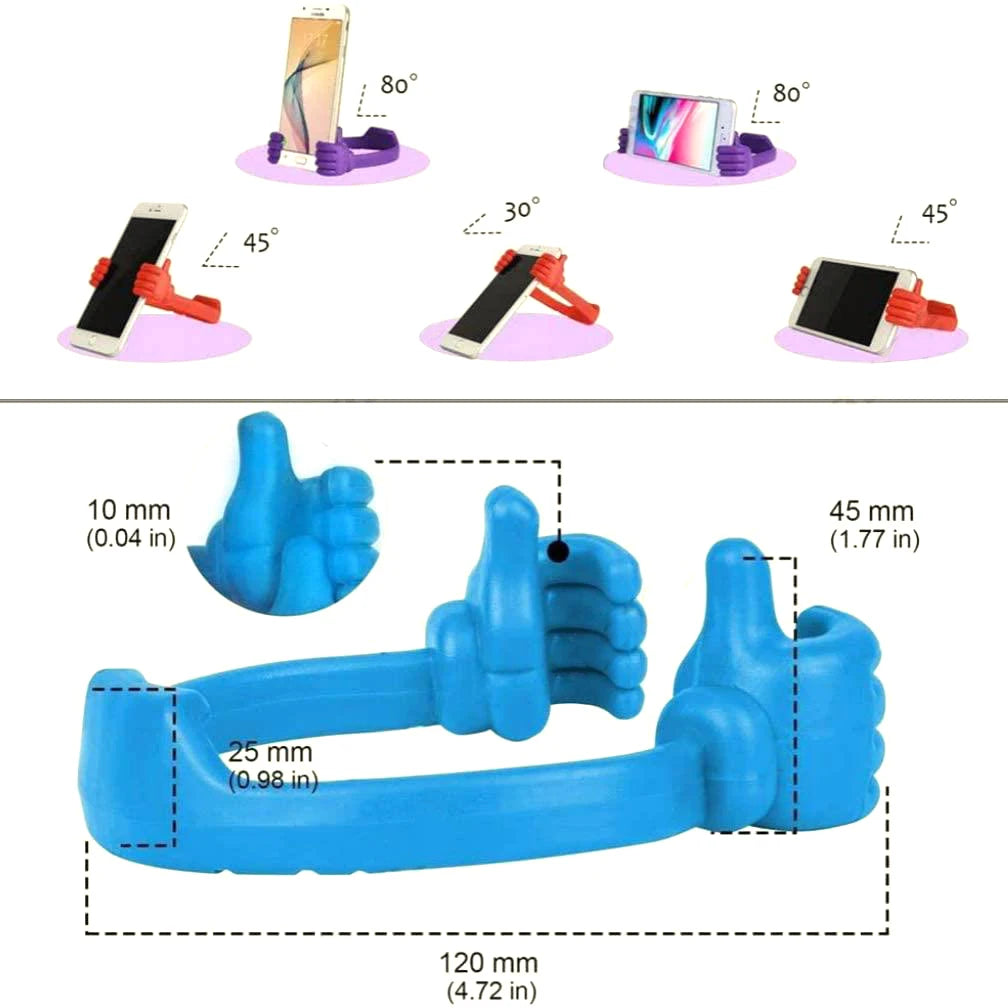 Thumbs up Cell Phone Stand Holder Lazy Desk  Flexible Tablet Smartphone Stand Holder for Iphone Samsung Xiaomi Huawei