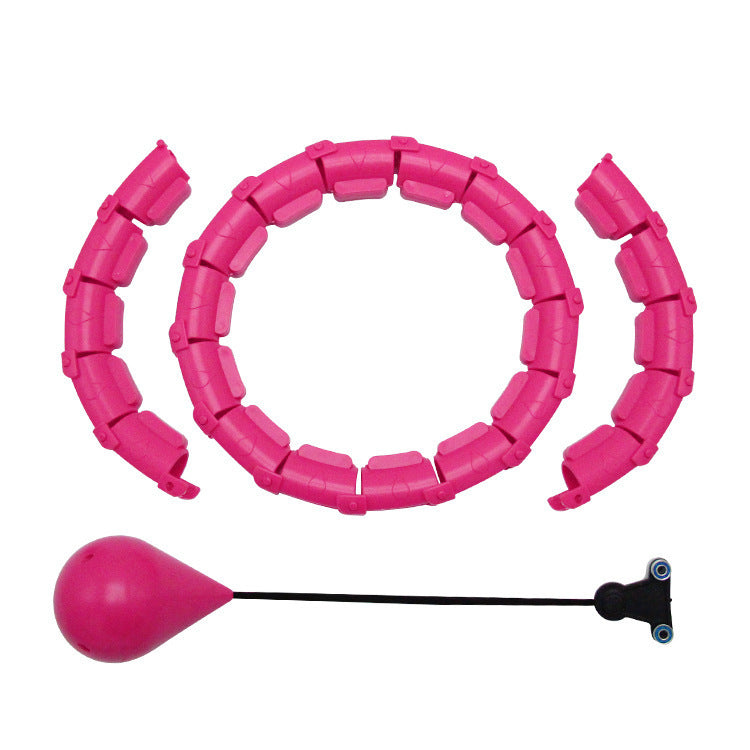Adjustable Fitness Ring – Detachable Sport Hoop for Waist Slimming, Massage & Home Gym Training