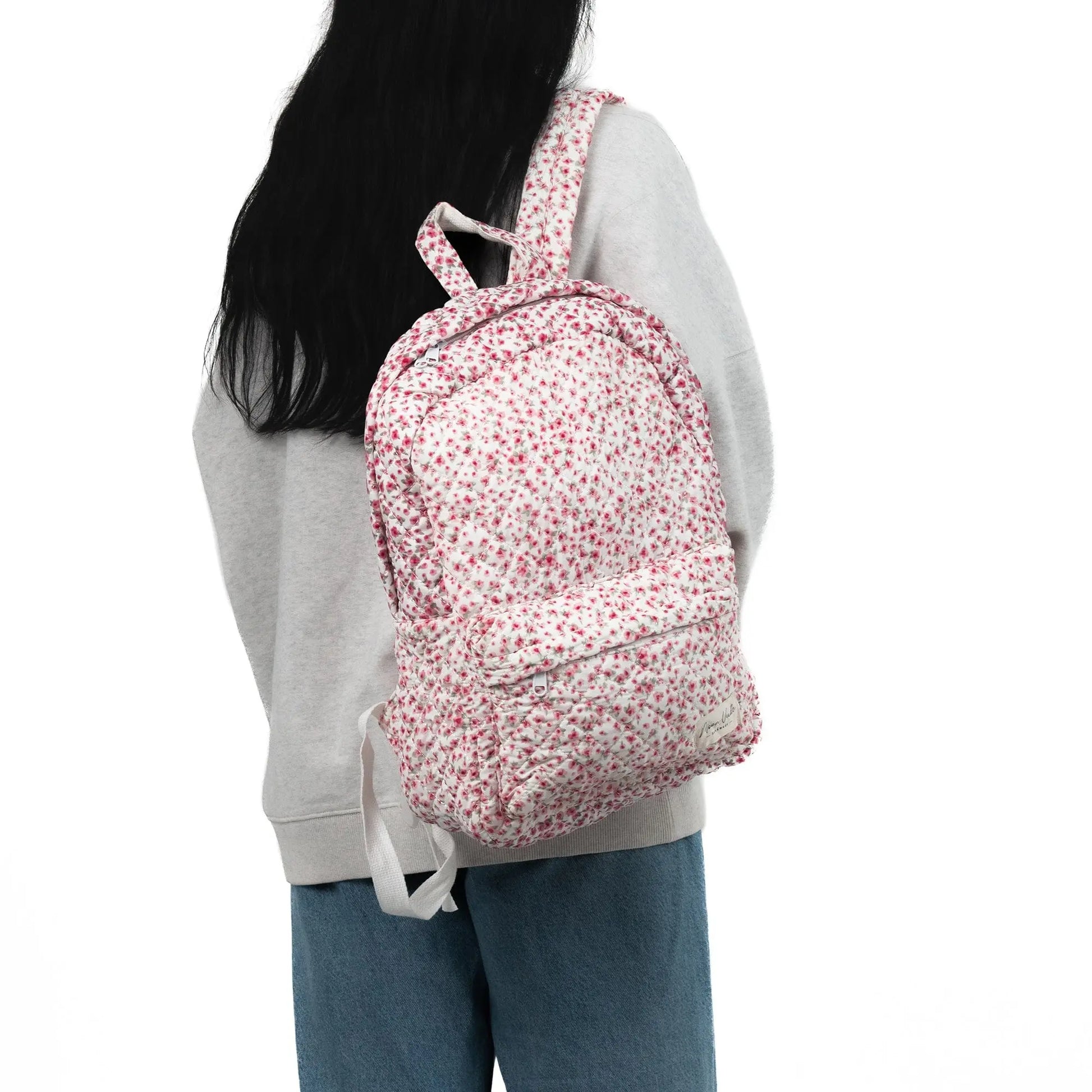 Moon Nude Peony Backpacks - Multiple Design Options - Convenient Exterior Pocket