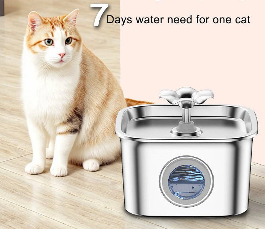 HEYBO Automatic Dog Dispenser Water Bowl Multiple Pets Water Fountain