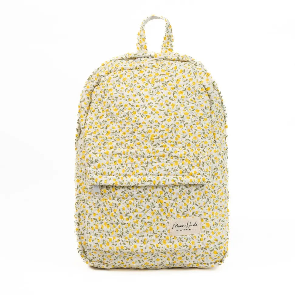 Moon Nude Peony Backpacks - Multiple Design Options - Convenient Exterior Pocket