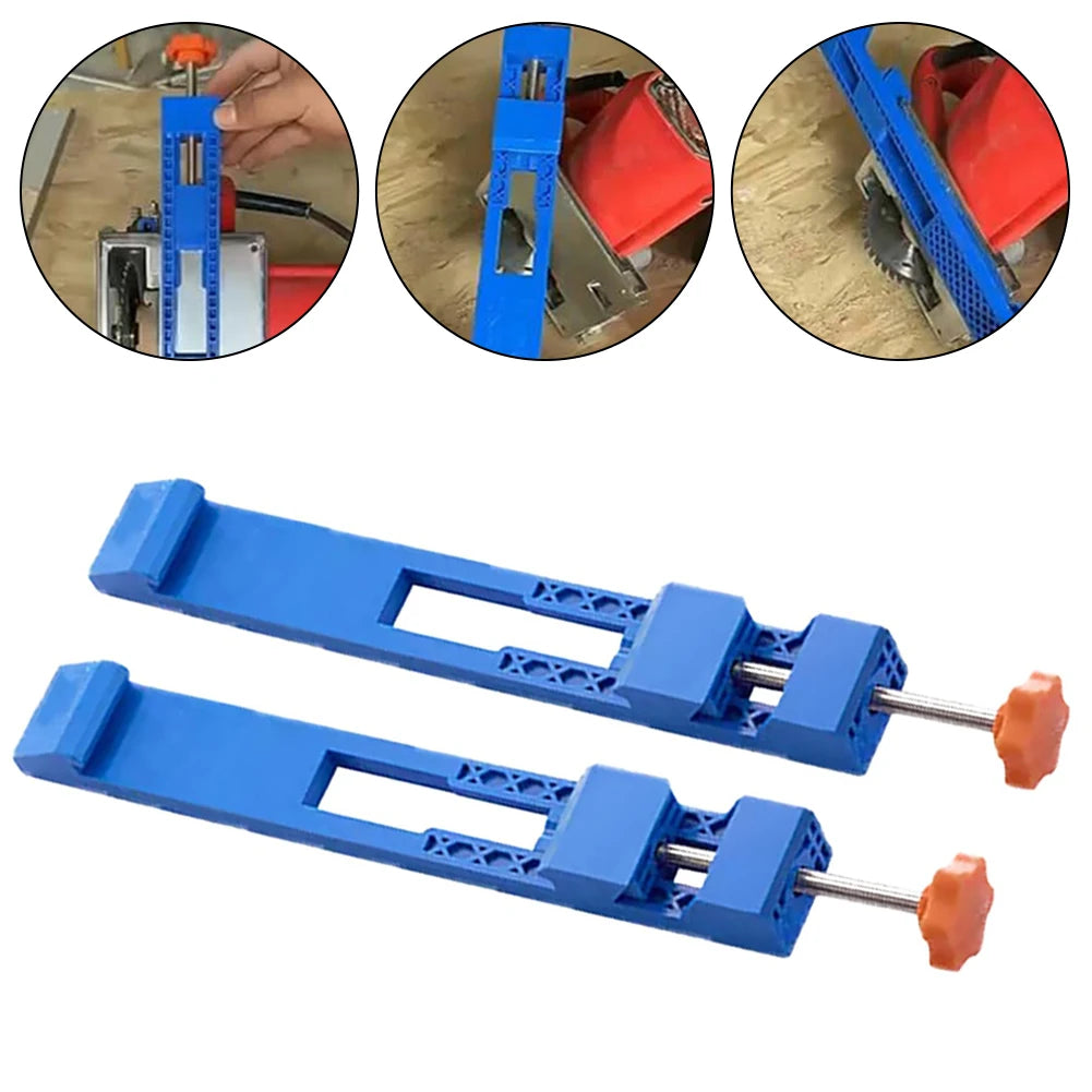 1/2Pcs Adjustable Cutting Machine Base Guide Circular Saw Milling Positioning Clamps Cutting Machine Edge Guide Positioner Tool