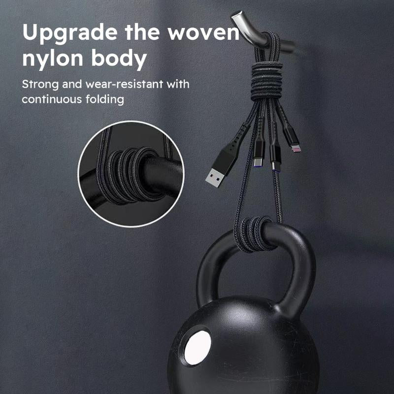 Charge Fast & Stay Connected! 🚀✨ Check out our 2-Pack 1.2M Super Fast Charging USB Cable - Mfi Certified 3 in 1 with Type-C, Micro USB, and IP Port! Perfect for all your devices! 📱🔌 #FastCharging #TechEssentials
