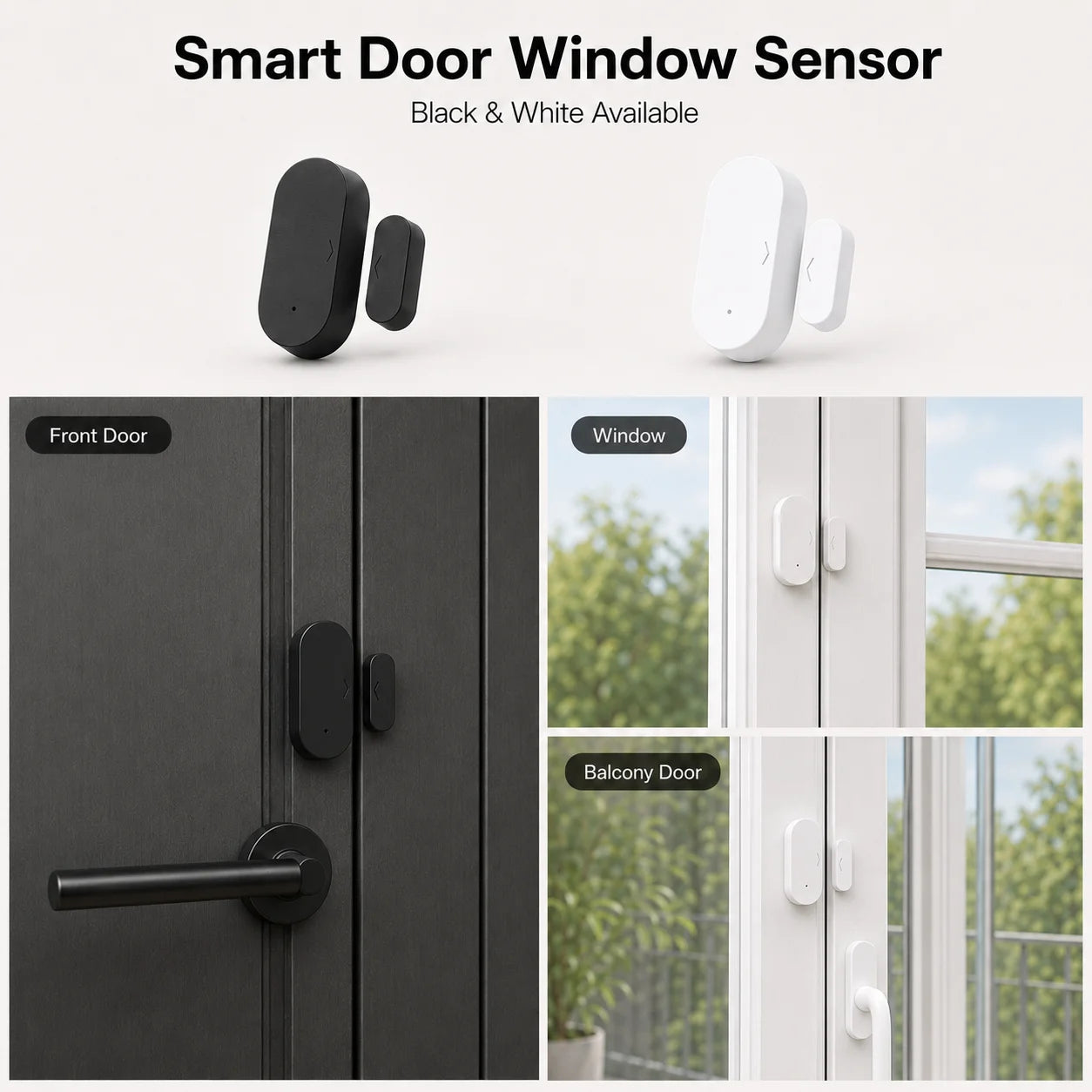 Zigbee 3.0 Door Window Sensor Contact Sensor For Smart Home Requires Zigbee Hub Support Alexa Zigbee2MQTT ZHA Home Assistant