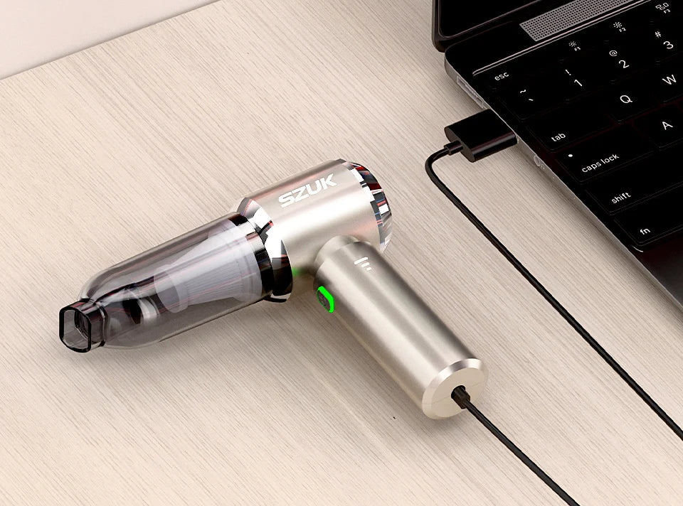 SZUK 985000PA Car Vacuum Cleaner Mini Powerful Cleaning Machine Strong Suction Handheld for Car Wireless Portable Home Appliance