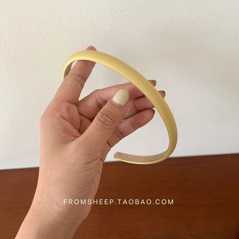Summer thin face wash hairband female temperament simple headband super fairy broken hair hairpin headdress headhoop