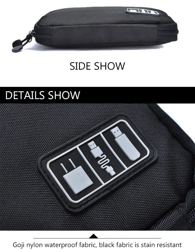 UTHAI T47 HDD Cable Storage Bag Travel Mobile Hard Drive U Disk Organizing Package Earphone SSD Charger Protable Storage Box