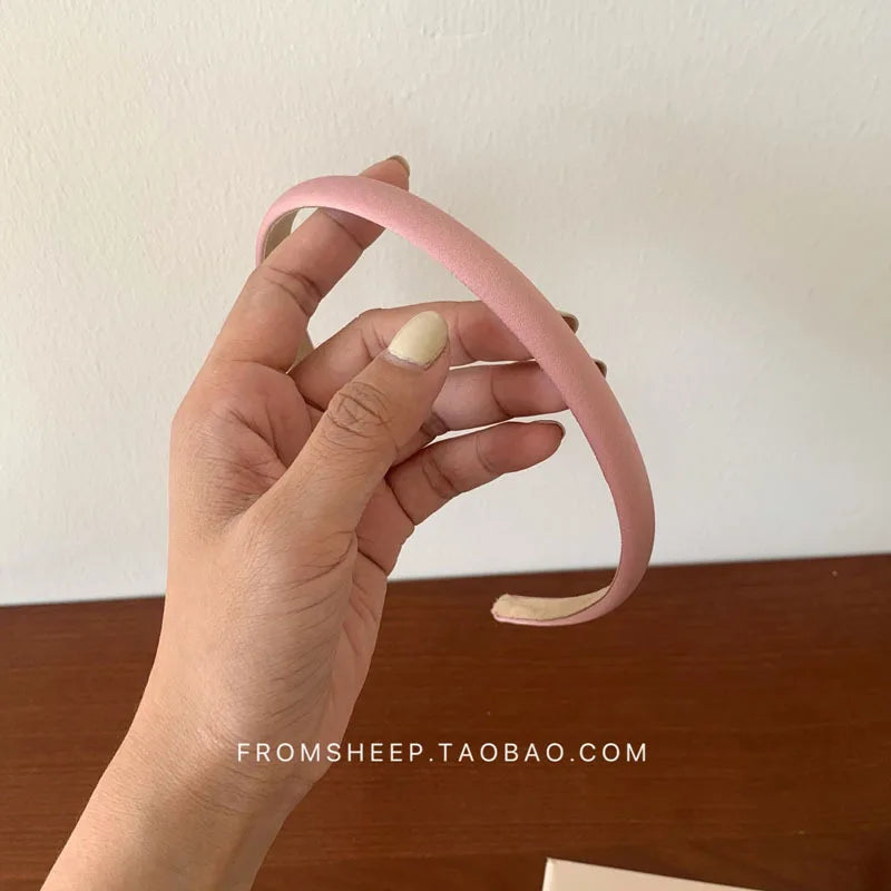 Summer thin face wash hairband female temperament simple headband super fairy broken hair hairpin headdress headhoop