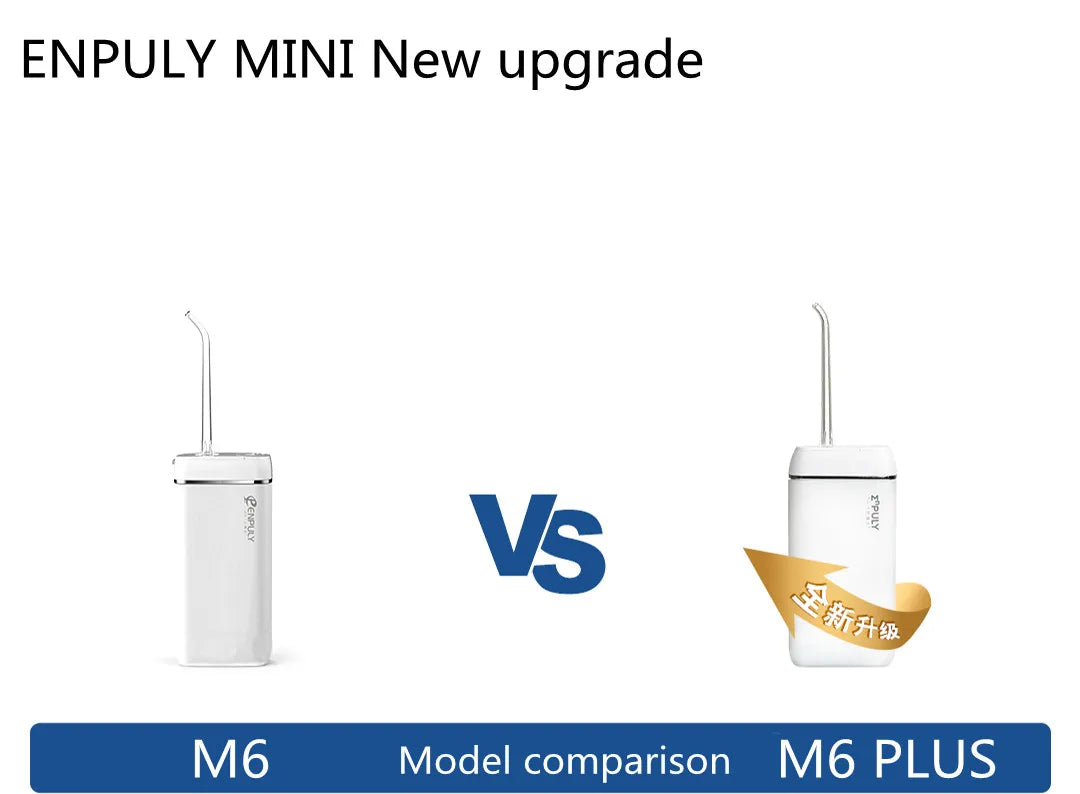 ENPULY Oral Irrigator M6 Plus Portable Dental Irrigator bucal Ultrasonic waterpulse teeth Oral Tooth Cleaner Teeth Water Flosser