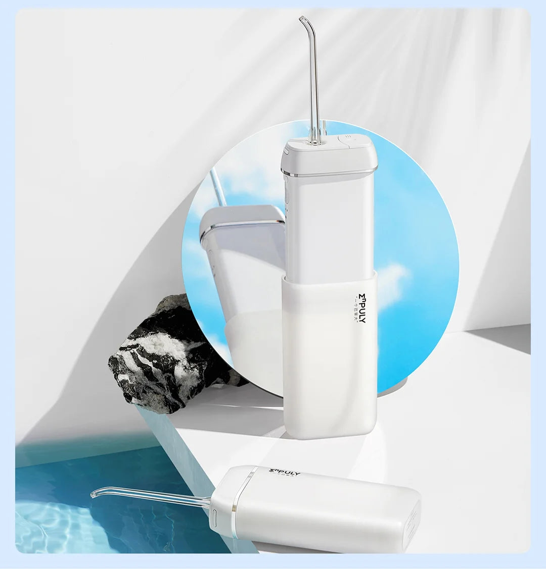 ENPULY Oral Irrigator M6 Plus Portable Dental Irrigator bucal Ultrasonic waterpulse teeth Oral Tooth Cleaner Teeth Water Flosser