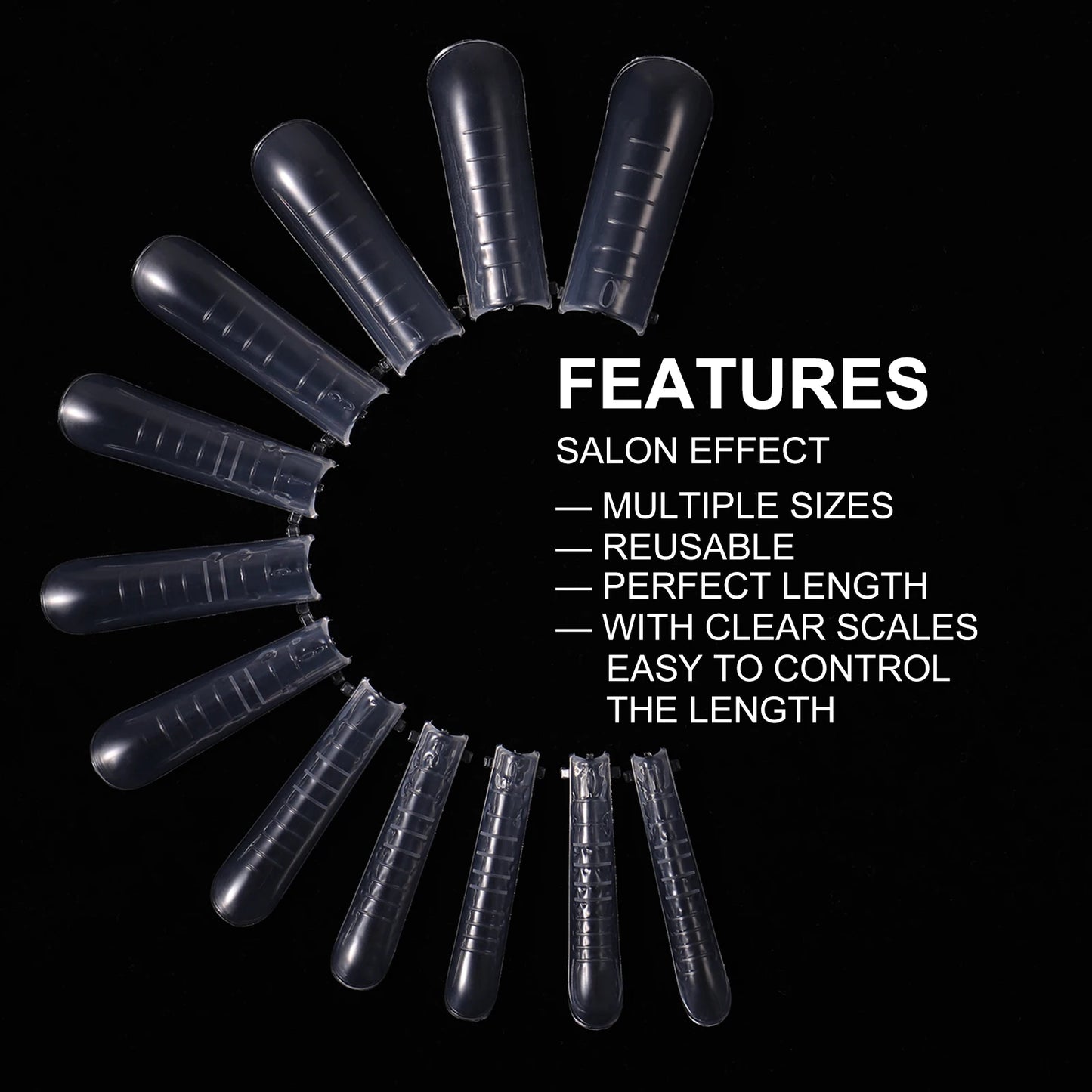 BNG Top Forms for Nails Dual Forms Nails Forms for Extension Full Cover Quick Building Gel Mold Tips Poly Nail Gel Mold