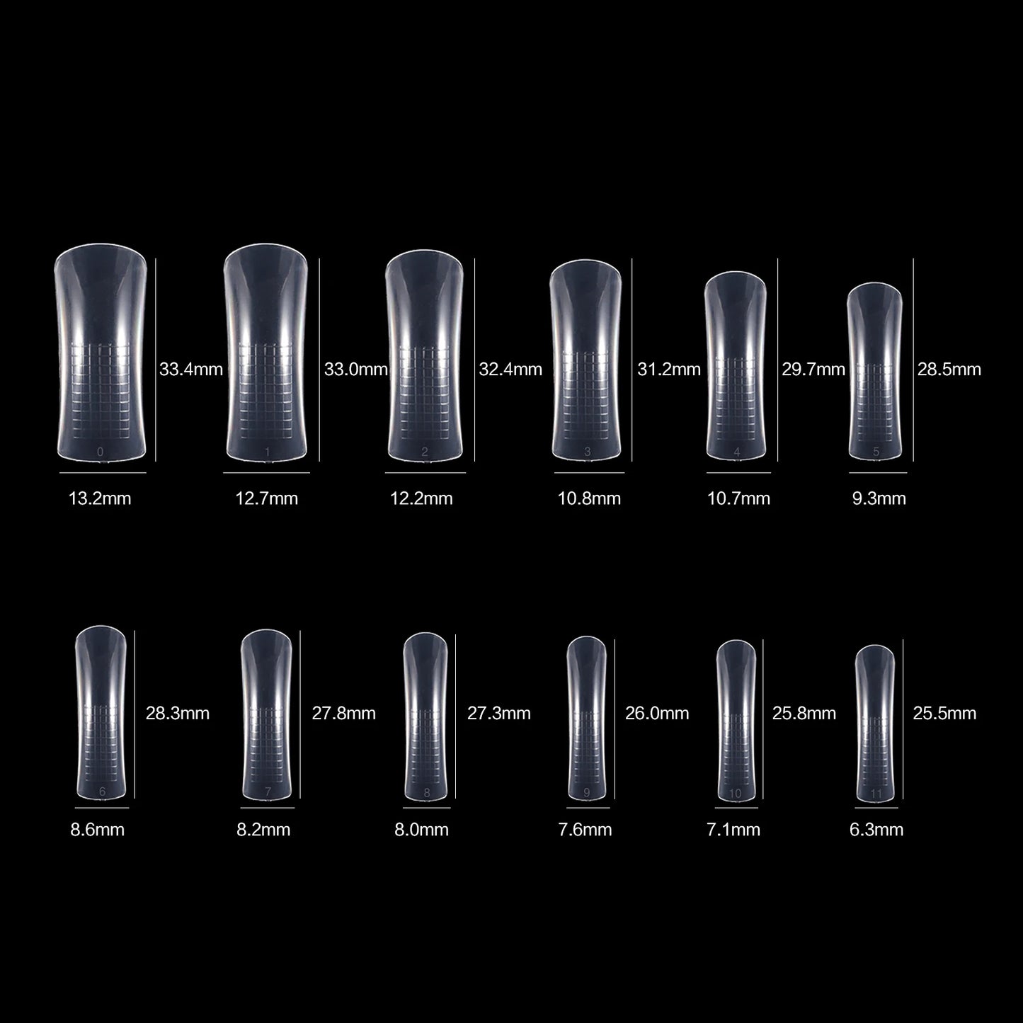 BNG Top Forms for Nails Dual Forms Nails Forms for Extension Full Cover Quick Building Gel Mold Tips Poly Nail Gel Mold