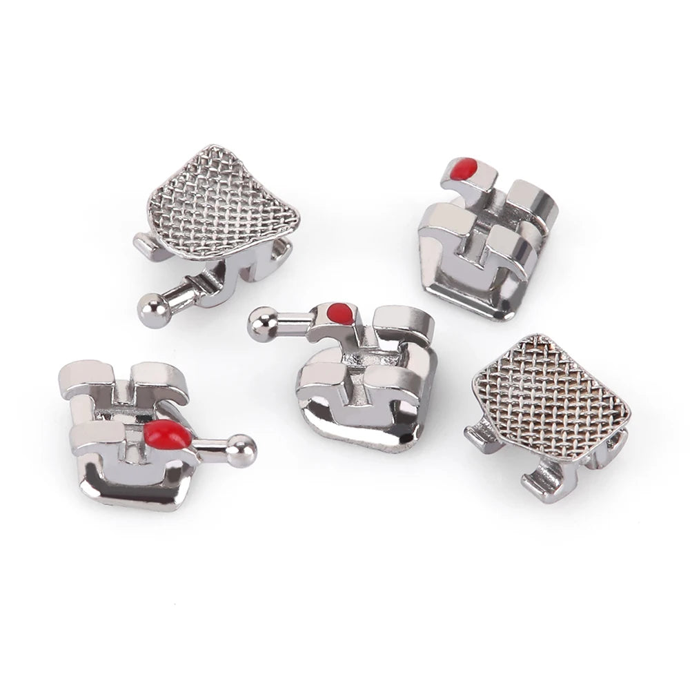 1pack AZDENT Dental Orthodontic Brackets  Mini / Standard Roth / MBT / Edgewise 022/018 Slot Hook 3/345