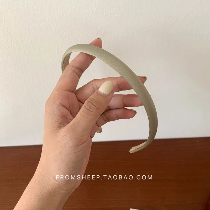 Summer thin face wash hairband female temperament simple headband super fairy broken hair hairpin headdress headhoop