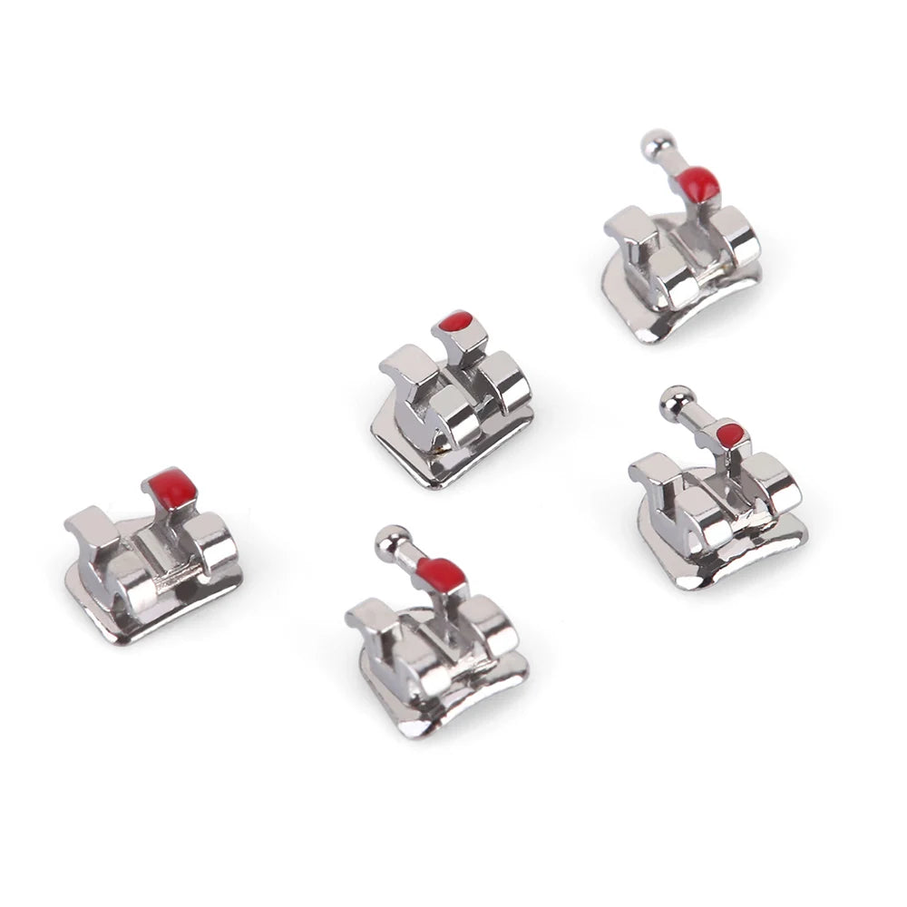 1pack AZDENT Dental Orthodontic Brackets  Mini / Standard Roth / MBT / Edgewise 022/018 Slot Hook 3/345