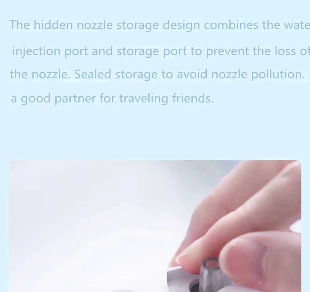 ENPULY Oral Irrigator M6 Plus Portable Dental Irrigator bucal Ultrasonic waterpulse teeth Oral Tooth Cleaner Teeth Water Flosser