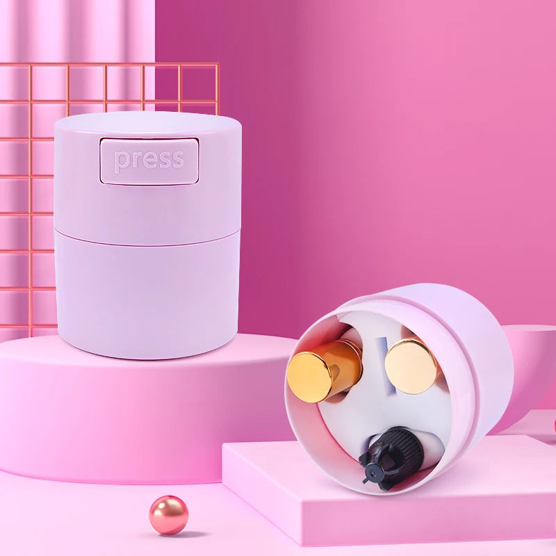 Eyelash Glue Storage Tank Container 3Color Adhesive Stand Sealed Jar Activated Carbon Storage Grafting False Lashes Beauty Tools