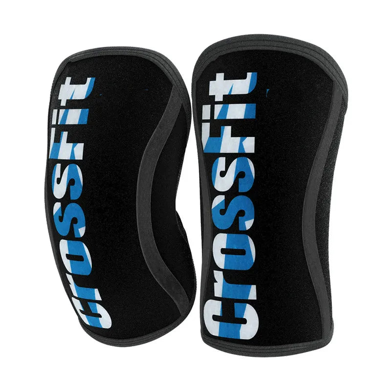Knee Sleeves (1 Pair), 7mm Thick Compression Knee Braces   Support for Weightlifting | Cross Training | Powerliftimen