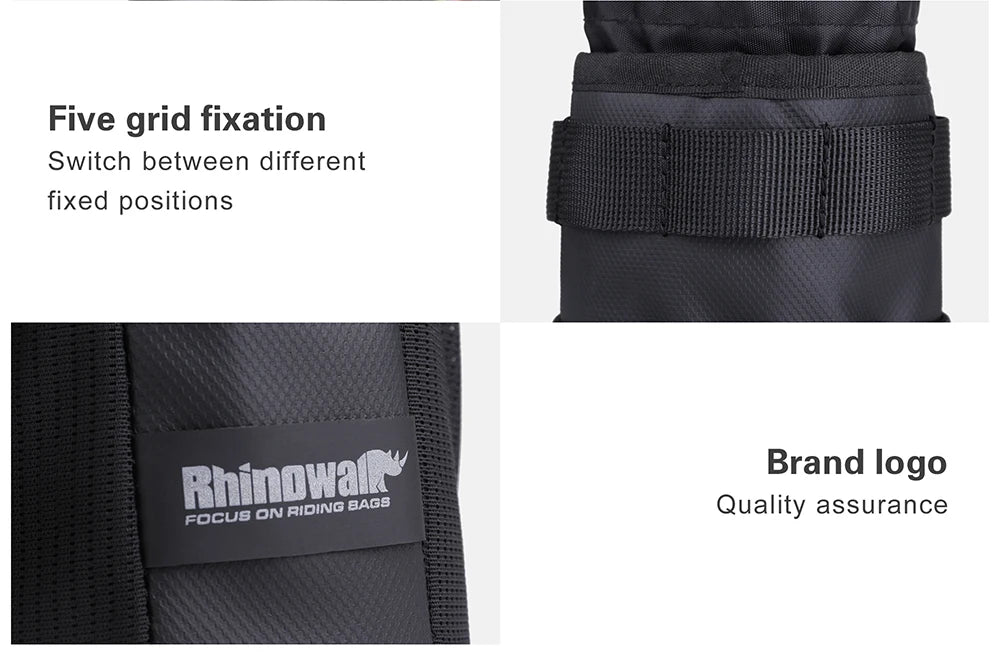 Rhinowalk Bicycle Bag Bike Bottle Holder Cycling Water Bottle Carrier Pouch MTB Bike Insulated Kettle Handlebar Bag Accessories
