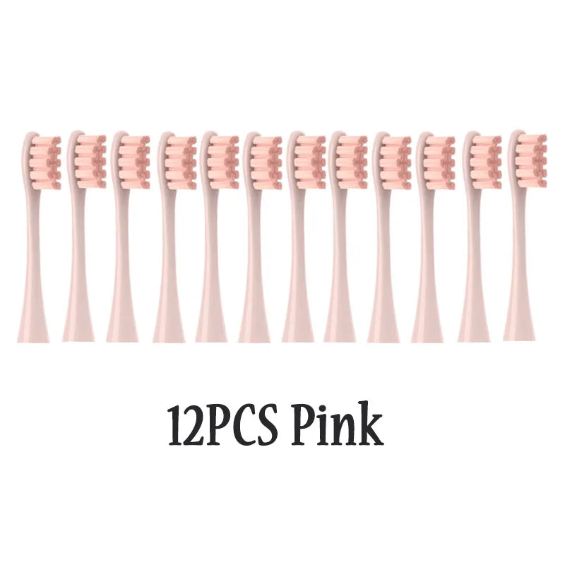 12PCS Replacement Brush Heads for Oclean X/ X PRO/ Z1/ F1/ One/ Air 2 /SE Sonic Electric Toothbrush DuPont Soft Bristle Nozzles