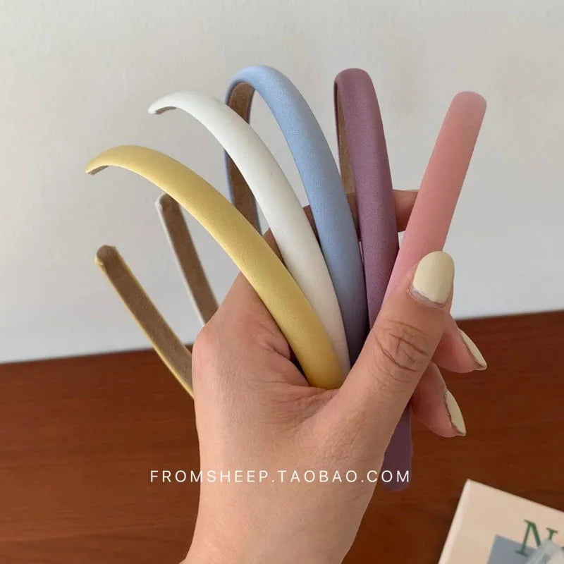Summer thin face wash hairband female temperament simple headband super fairy broken hair hairpin headdress headhoop